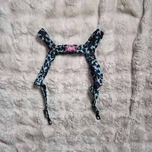 Mens Vaux By Cellblock 13 Harness Size Small S Blue Leopard Print Splotch Splatt